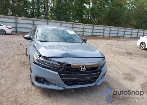 2022 Honda Accord Sport из США, поврежденный, VIN 1HGCV1F31NA110600